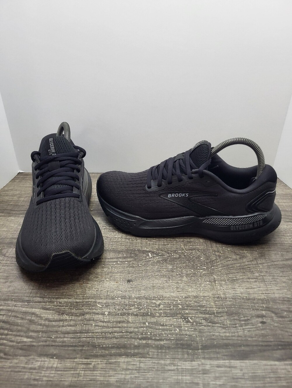 Brooks Adrenaline GTS 21 Running Shoes Womens Size 8.5 B Black Sneakers